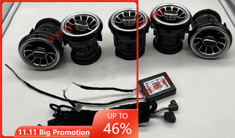 

For Audi TT 2007-2014 Auto LED Air Vents APP Control Ambient light Dashboard AC Conditioner Turbo Outlet Turbine Nozzle Lamp
