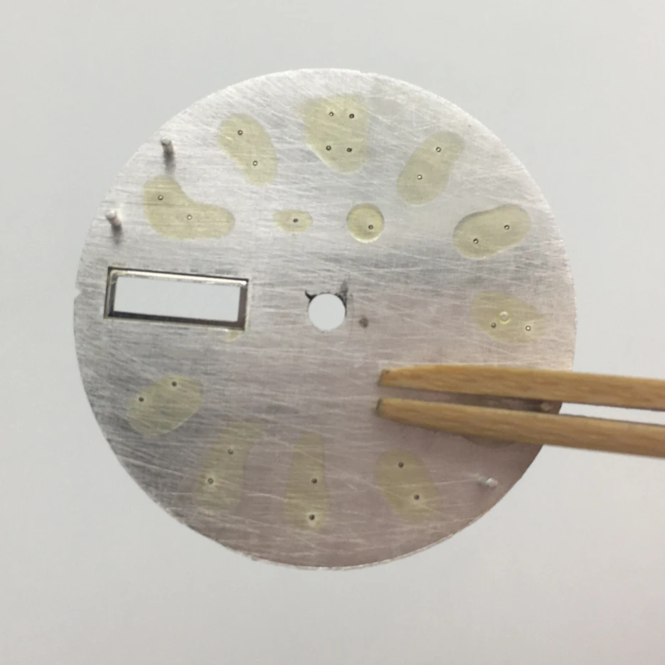 S 28.5mm Watch Dial Dial Replacement Modified Dial Luminous Lettering for NH36A Movement CB1