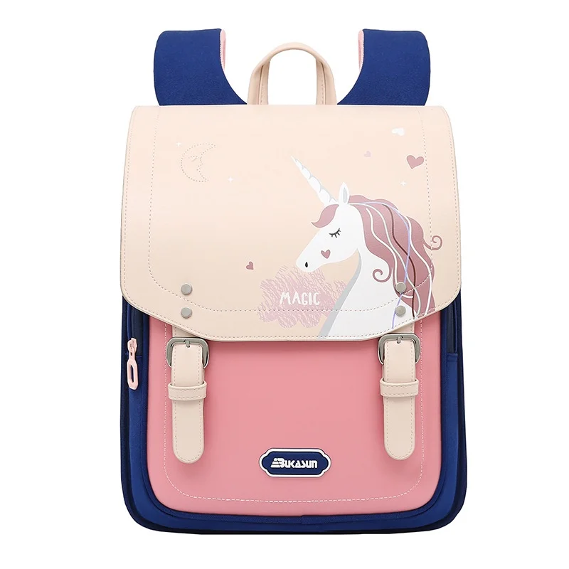 Children Cartoon Astronaut Unicorn British Style Large Capacity Backpacks New Girls Boys Students Waterproof Fashion School Bags