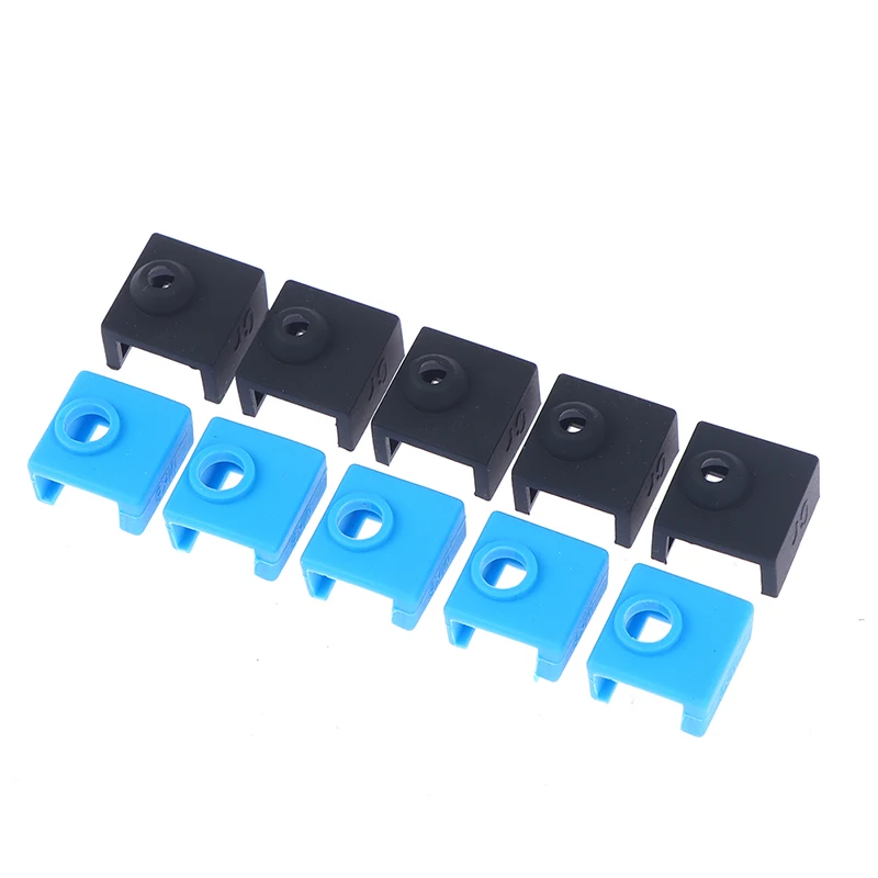 

5PCS/LOT Silicone Sock Fits Printer MK8 CR-10 Aluminum Block J-head Hotend Extruder Heater Block Cover Hotend for CR-10 Ender3