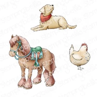 cowboy pets stamps scrapbooking background diy decoration craft embossing 2022 new arrive