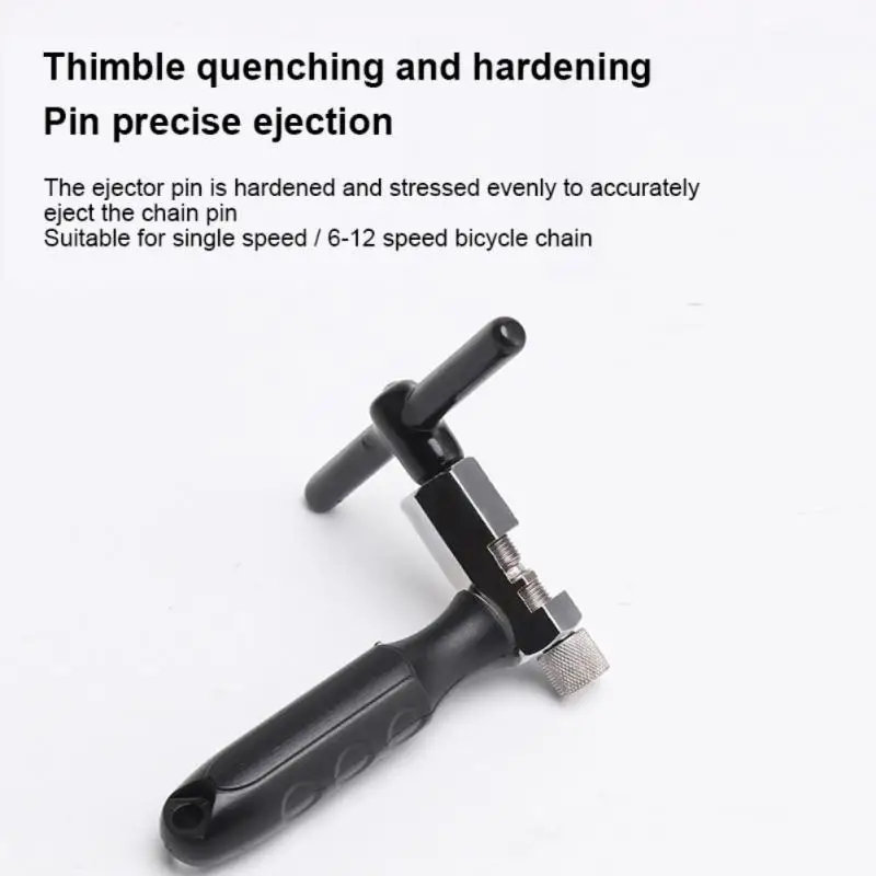 

Repair Tool Bicycle Chain Breaker Road Mountain Bike Chain Breaker Tool For Single Speed / 6/7/8/9/10/11/12 Speed Bicycle Chain