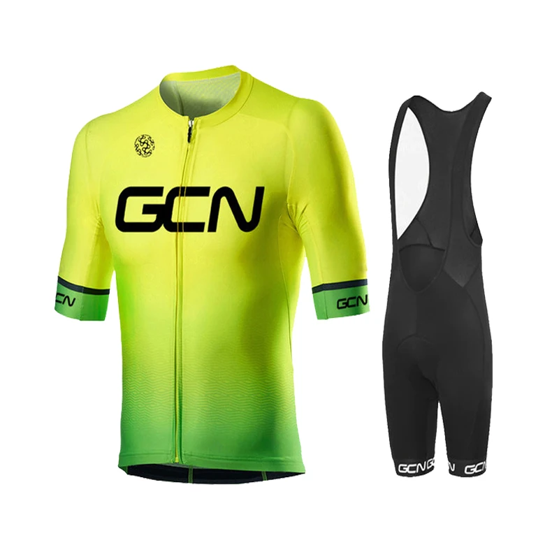 

New GCN Team Cycling Jersey Set 2022 Man Summer MTB Race Cycling Clothing Short Sleeve Ropa Ciclismo Outdoor Riding Bike Uniform