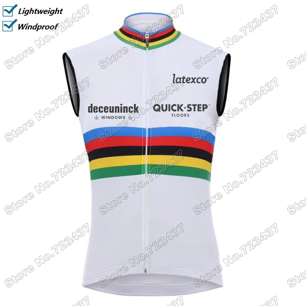 

Горячая Распродажа QUICK STEP 2022 мировый чемпион, велосипедный жилет, ветрозащитный легкий ветрозащитный жилет, гоночная дорожная веломайка, бе...