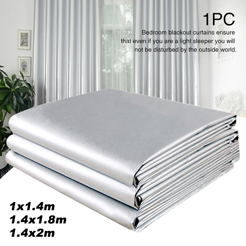 

Blackout Curtains with Hooks Home Office Decoration Balcony Sun Proof Heat Insulate Shading Cloth Curtain Cloth