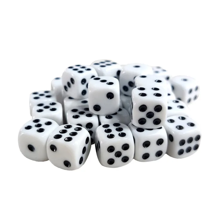 

100 шт./набор, 6-сторонние кости для настольных игр