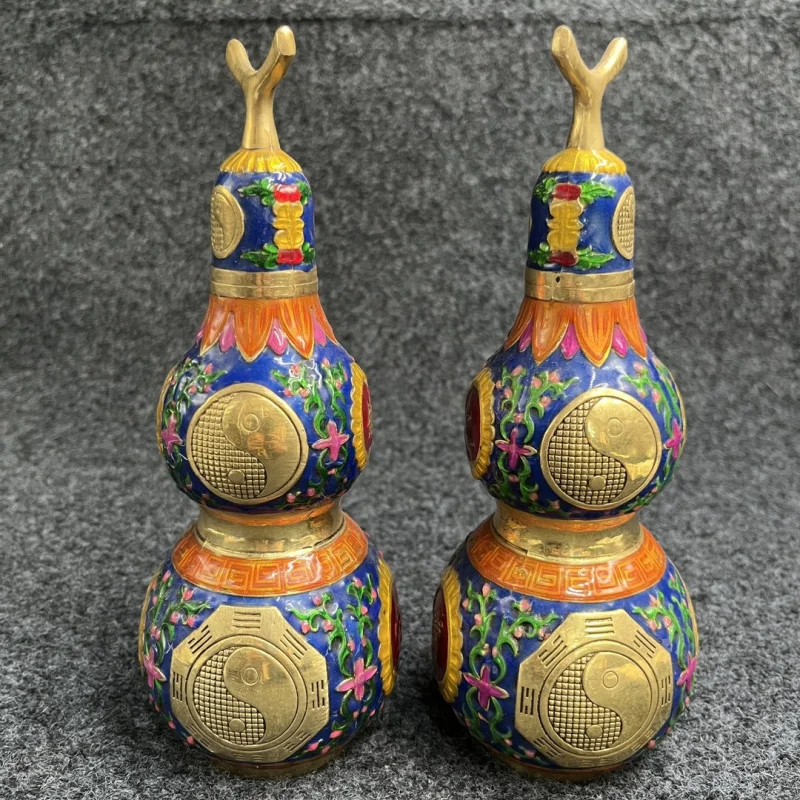 Оптовая продажа антикварные перегородчатые тыквы украшения эмаль антикварная