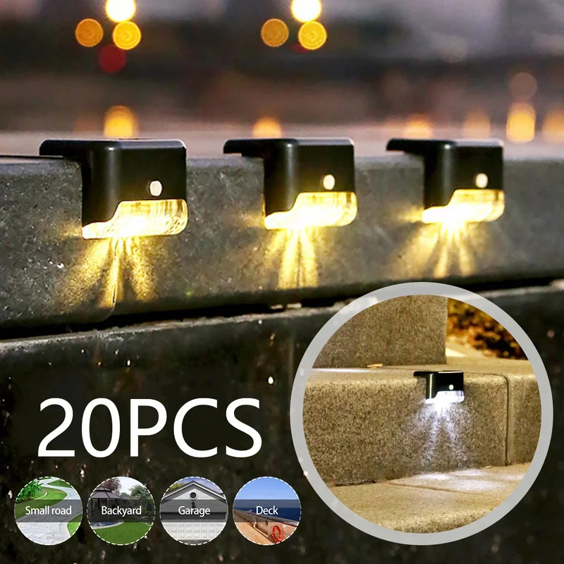 

Solar Led Light Outdoor Garden Solar Lights Waterproof Solar Power Garden Light Lamp Decoration for Patio Stair Garden Fence.