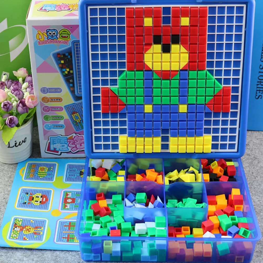 

Hot Sale Delicate Creative 240x240x65mm Children Jigsaw Puzzle Plastic Art Building Blocks Gift Educational Toy Supplies
