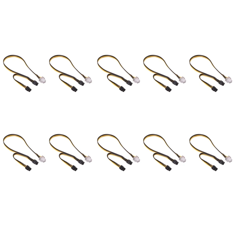 

10 шт. для нового 6-контактного кабеля видеокарты, кабель модуля видеокарты, кабель модуля питания