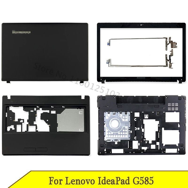 

NEW Laptop LCD Bottom Case For Lenovo IdeaPad G585 Back Cover Front Bezel Hinges Palmrest AP0N2000410 AP0N2000324 AP0N2000100