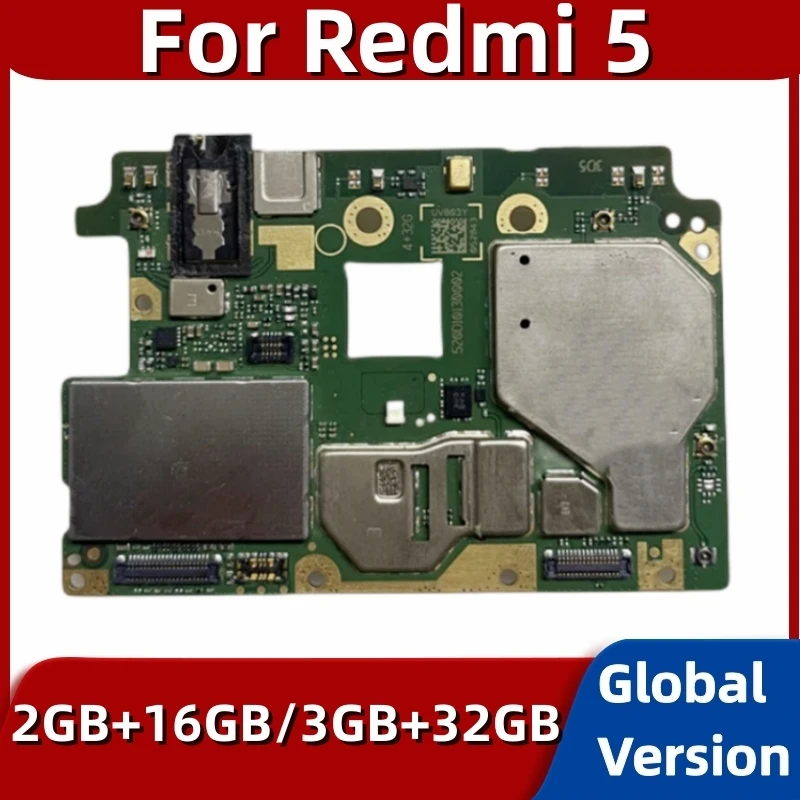 

Оригинальная материнская плата для Xiaomi Redmi 5 материнская плата 16 ГБ 32 ГБ разблокированная для Xiaomi Redmi 5 материнская плата