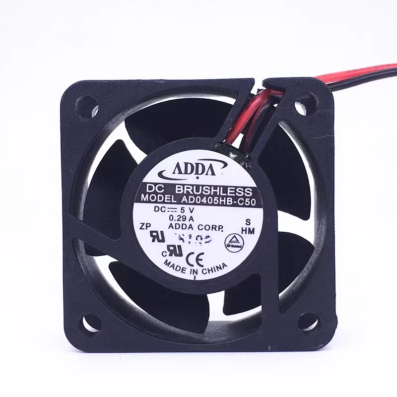 Фото Вентилятор охлаждения ADDA AD0405HB-C50 DC5V 0.29A, 2-проводной, 4020, 4 см, 1 шт. №1