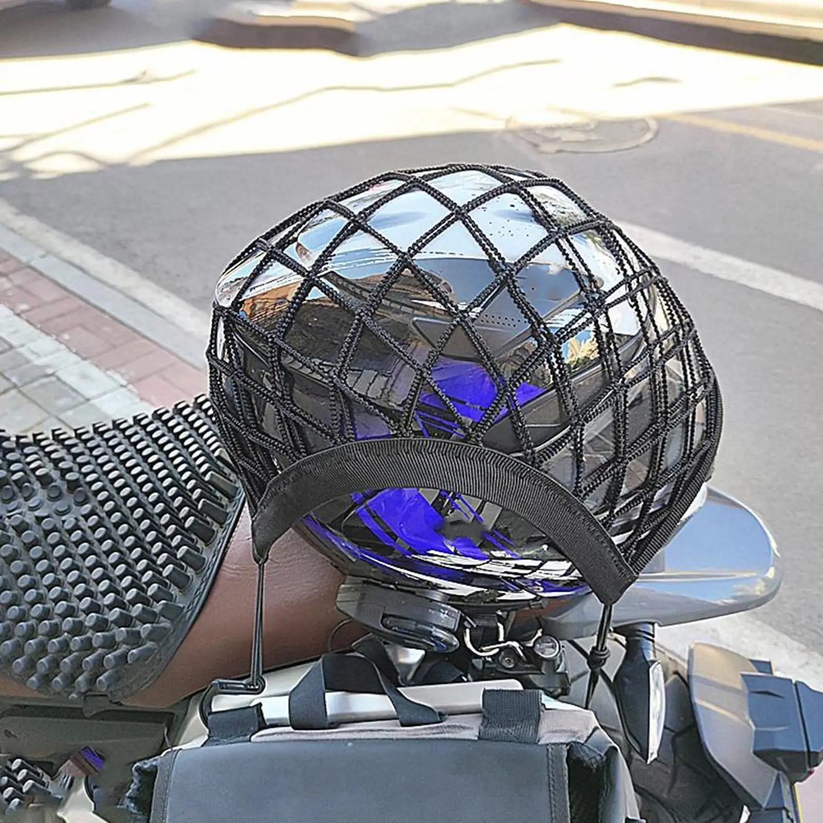 

Motorcycle Storage Net Accessories For Helmets Mobike Luggage Net Hook Hold Bag Cargo Bike Mesh Fuel Luggage N H0p5