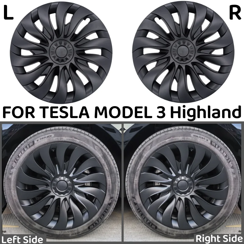 Колпачок колеса 18 дюймов для новой модели Tesla 3 Highland 2024 4 шт.