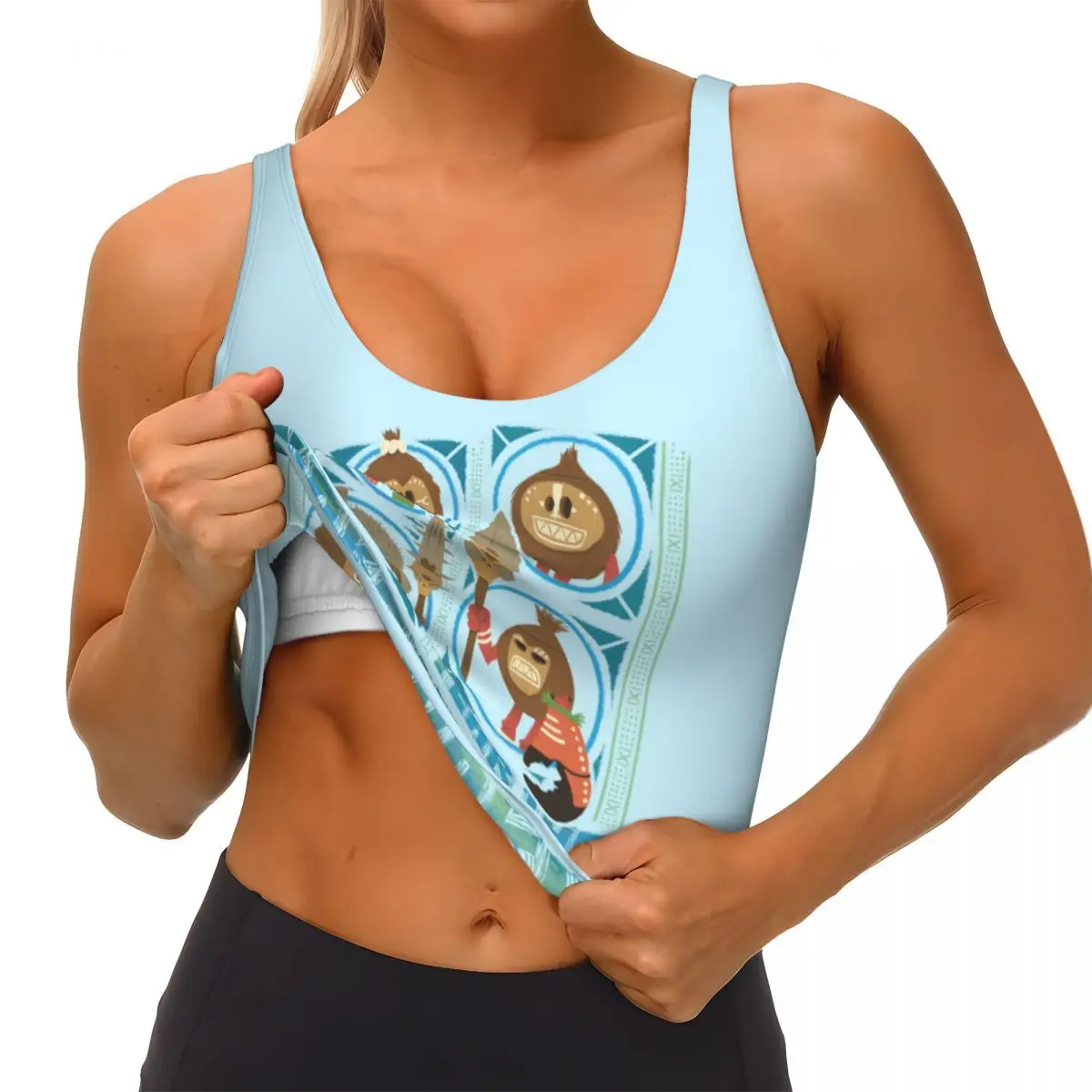 Женский спортивный бюстгальтер с эффектом потертости укороченный топ для