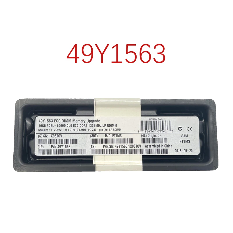 49Y1562 49Y1563 49Y1565 X3650M2 X3650M3 X3650M4 16 Гб PC3L-10600R Гарантия Новое в оригинальной коробке.