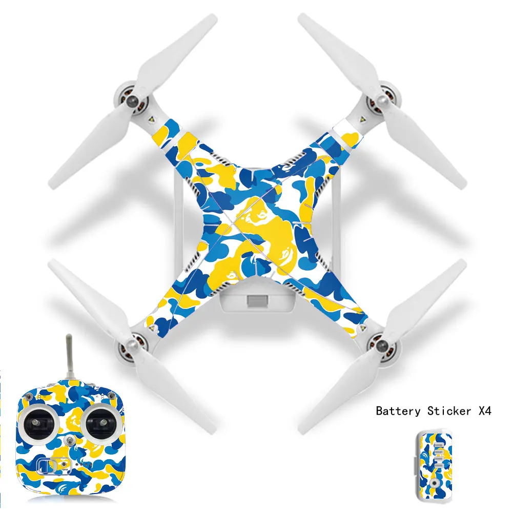 Для DJI Phantom 3S 3se Водонепроницаемая защитная наклейка из углеродного волокна для