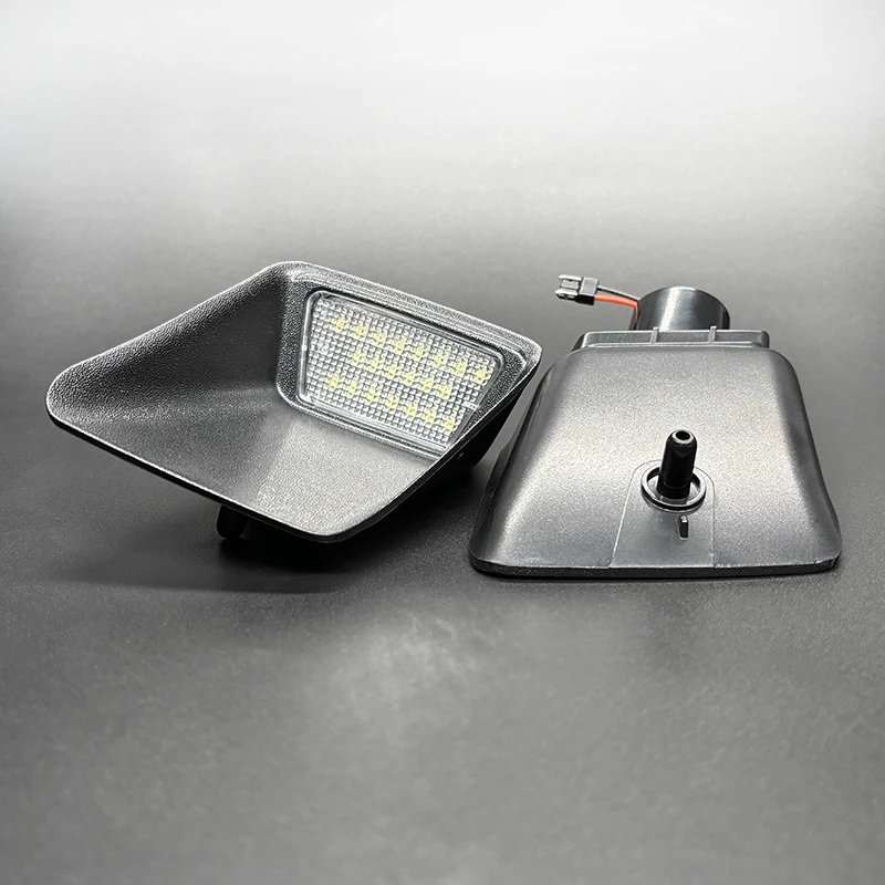 Фото Подходит для GMC Canyon 2004-2012, для Chevrolet Colorado 2004-2012, белый светодиодный светильник для номерного знака. №5