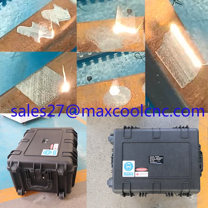 Мини-портативная импульсная лазерная чистящая машина 200 Вт 50 100 чистка багажного