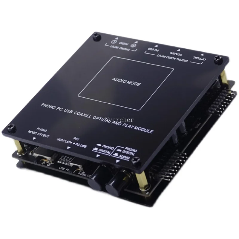 

Nvarcher MM/MC record player preamplifier fiber coaxial digital input decoder conversion