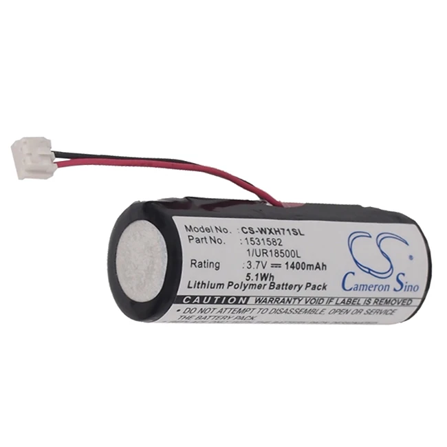 Аккумулятор Cameron Sino 1400 мАч для Wella Xpert HS71 HS75 Profi 1/UR18500L 1531582 |