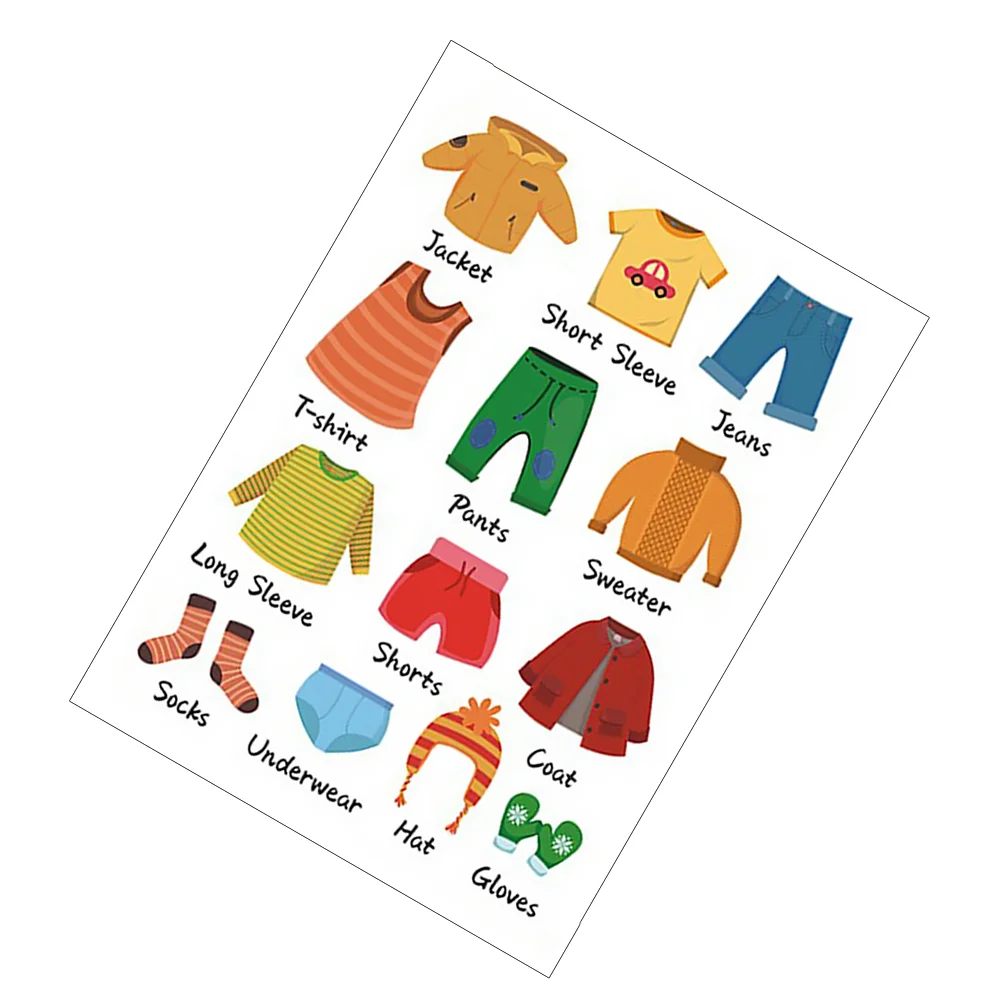 

Clothing Labels Wardrobe Clothes Kids Stickers Dresser Decals Label Closet Sort Stickerbaby Kid Storage Classification Drawer