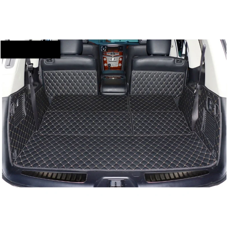 

Высокое качество! Специальные коврики для багажника для Nissan Armada, 7 сидений, 2018 прочные коврики для багажника для ARMADA 2017, бесплатная доставка