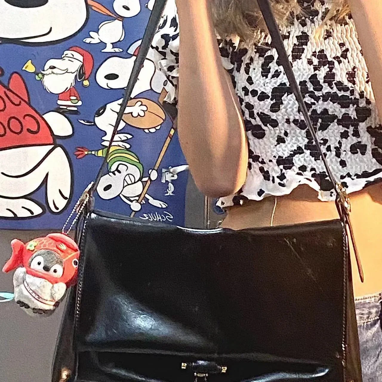 Корейская нишевая модная большая сумка Choi Sooyoung в одном стиле из воловьей кожи