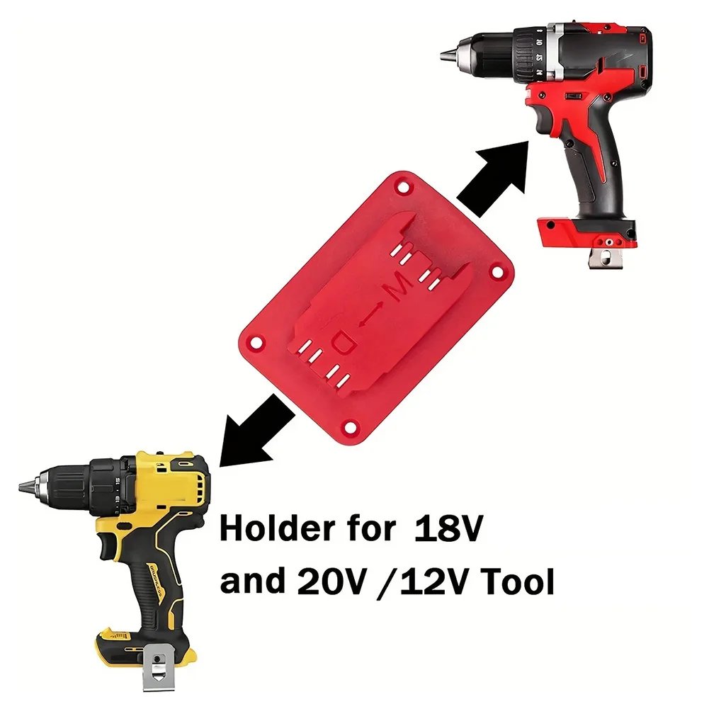 5 упаковок держателя инструмента для Milwaukee M18 также подходят дрели Dewalt 20 В 12