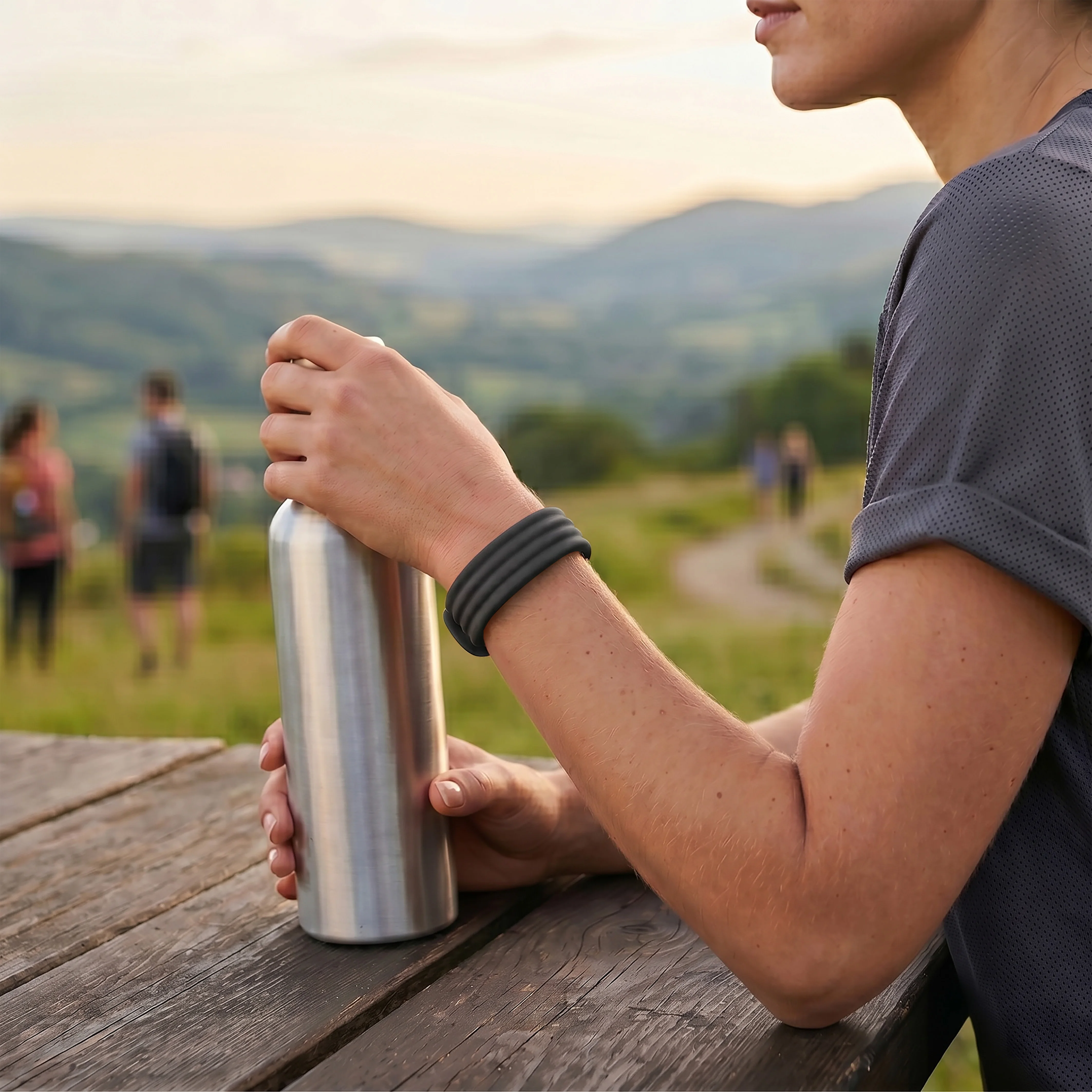 Фото Официальный силиконовый ремешок для Google Fitbit Air, мягкий удобный браслет для фитнес-трекера Fitbit Air, ремешок для часов №2