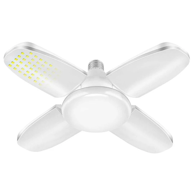 

1PC E27 Led Lamp Led Bulb 28W Led Light Bulb AC 85-265V Foldable Fan Blade Lights Lighting For Living Room Garage Light