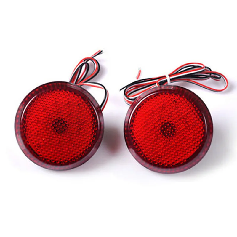 Автомобильный задний бампер отражатель заднего бампера круглые лампы для