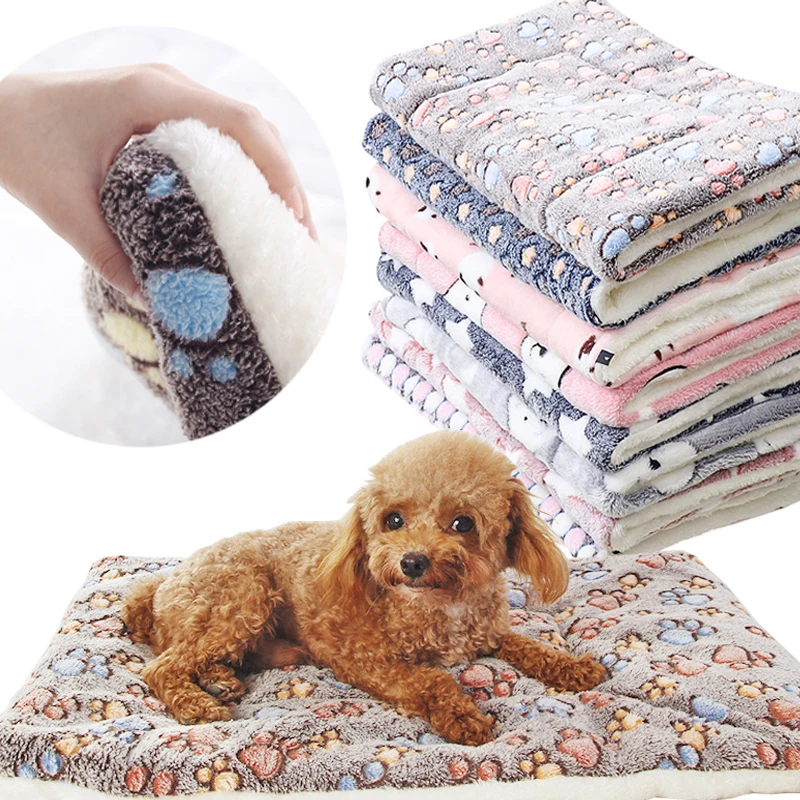 

Warm Sleep Wool Sofa Cushions Cat's House Dog Bed Thickened Baby Fluffy Soft Blankets Kitten Puppy Mattress Pad Pet Product Mat