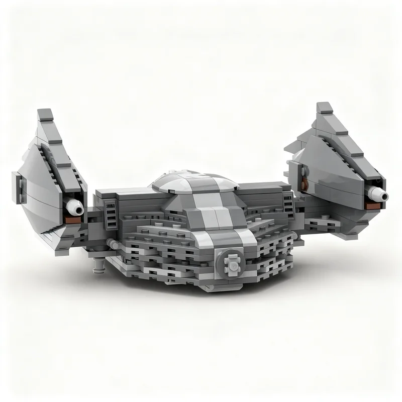 Фото 374 детали MOC Star Battle Nighthunter: Модульная модель городского пейзажа, конструктор, игрушка, рождественский подарок, идея для детей №2