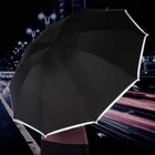 Зонт женский Автоматический со светоотражающей полосой и 10 спицами