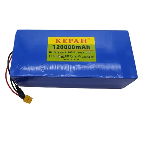 ️ ⭐ Литиевый аккумулятор 48 В 120 Ач 13s6p для моторизованного скутера Citycoco 120000 мАч 2000 Вт со встроенным 50 А BMS 100% новый оригинал ⭐