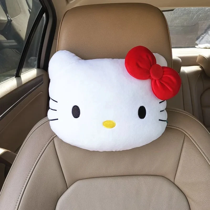 

Sanrio Kawaii Hello Kitty Car Seat Neck Pillow Cartoon Cute Cat Car Seat Pillow Neck Pillow Cute Car Interior Auto Parts
