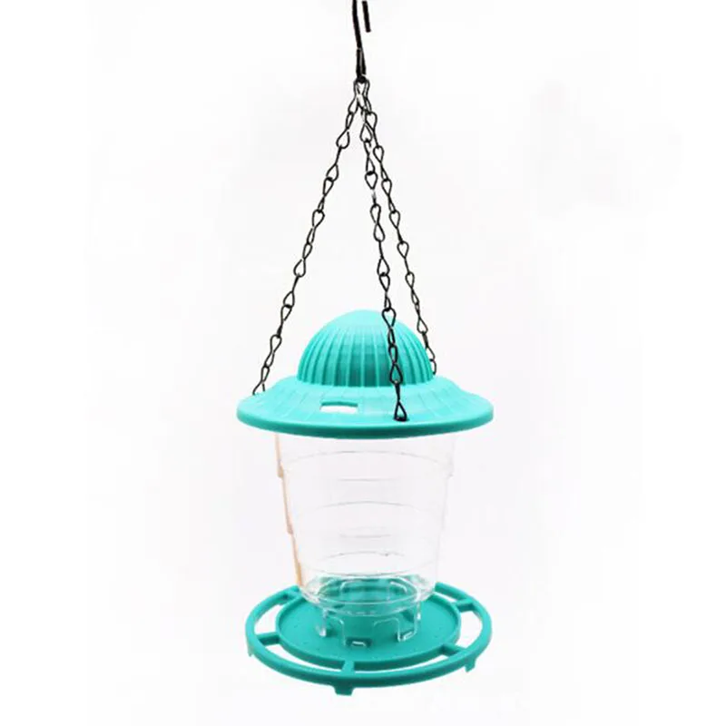 

Garden Bird Feeder Supplies Pet Bird Feeder Outdoor Foldable Bird Feeding Tool with Hanging Chain Automatic Feeders Bird Food