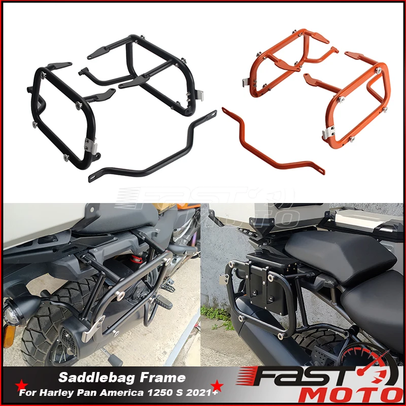 

Направляющая Saddlebag для Pan America 1250 Special 20 2021 RA 1250 S, боковой Чехол, кронштейн, стойка, боковой кронштейн для сиденья