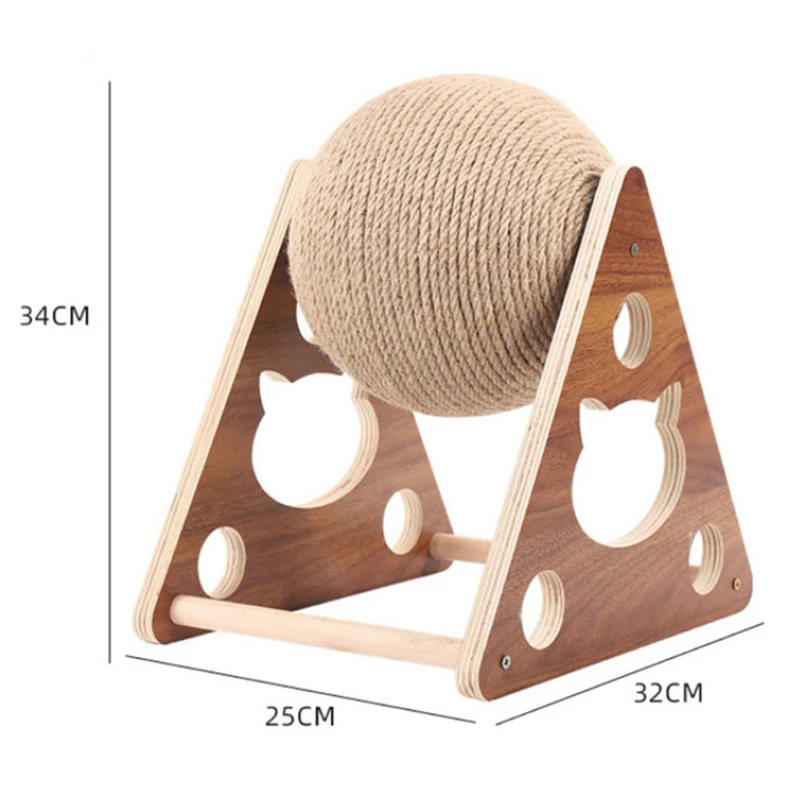 

Sisal Rope Cat Scratcher Ball Toys Interactive Scratching Post kitten Toy Furnature Scraper Grinding Scratch Board Pad for Cats
