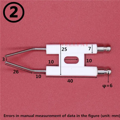 Маленькие Электроды Зажигания типа H для горелки масла, керамический электрод, двухполюсный электрод зажигания, керамическая игла обжигания