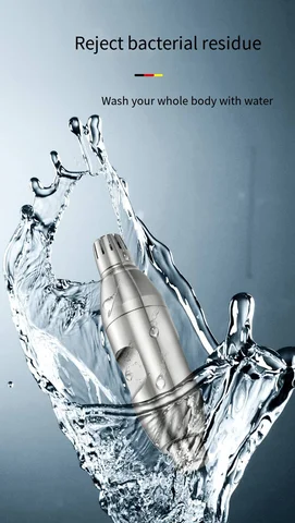 Ручной триммер для волос в носу, прецизионный острый, легко чистится, металлический стальной материал, прочный, удобный и компактный, чистящий инструмент