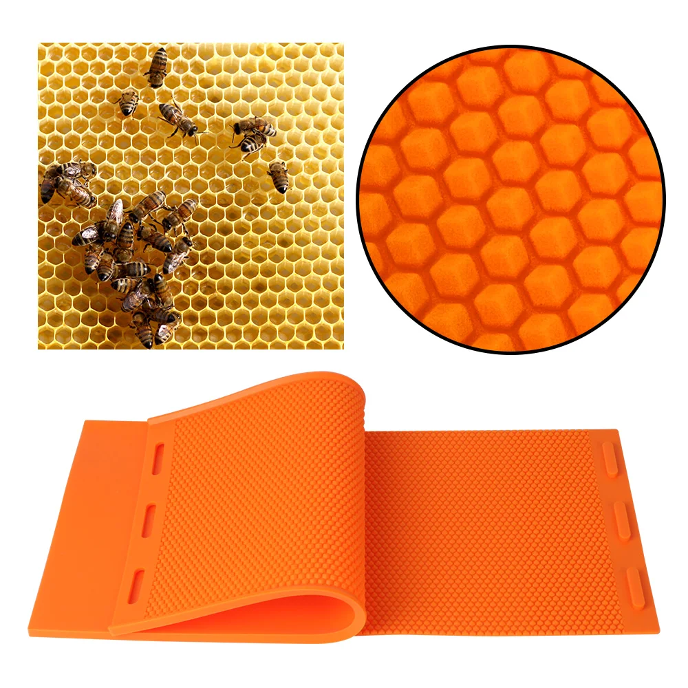 

Foundation Beekeeper Equipment Beehive Wax For Machine Press Sheet Tool Honeycomb Beeswax Press Sheet Mold 2PCS