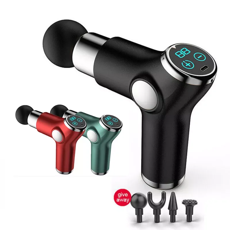 

Перкуссионный массажер с ЖК-дисплеем для глубоких тканей