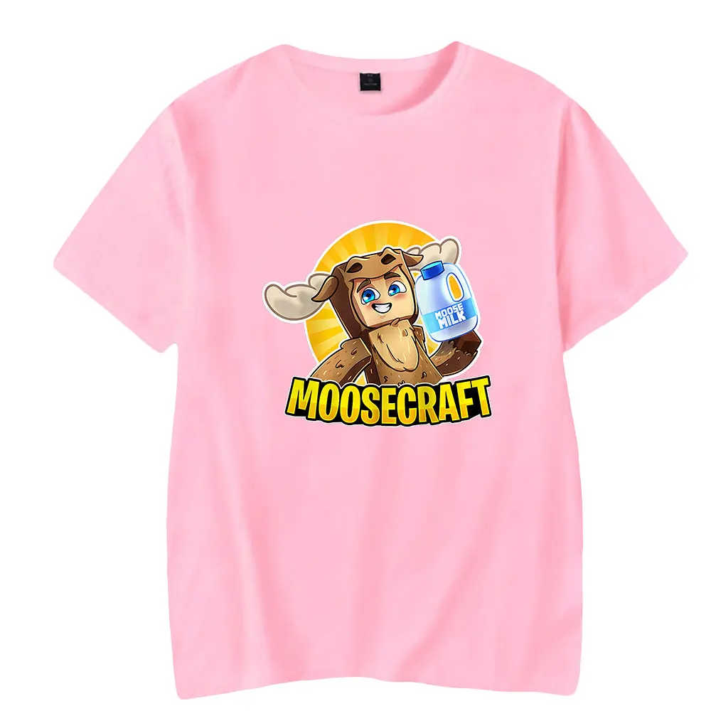 Футболка MooseCraft унисекс с круглым вырезом и коротким рукавом женская мужская