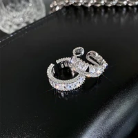 2021 luxury brand 925 sterling silver engagement rings for women 2 carats aaa cubic zirconia ring fashion jewelry anel females