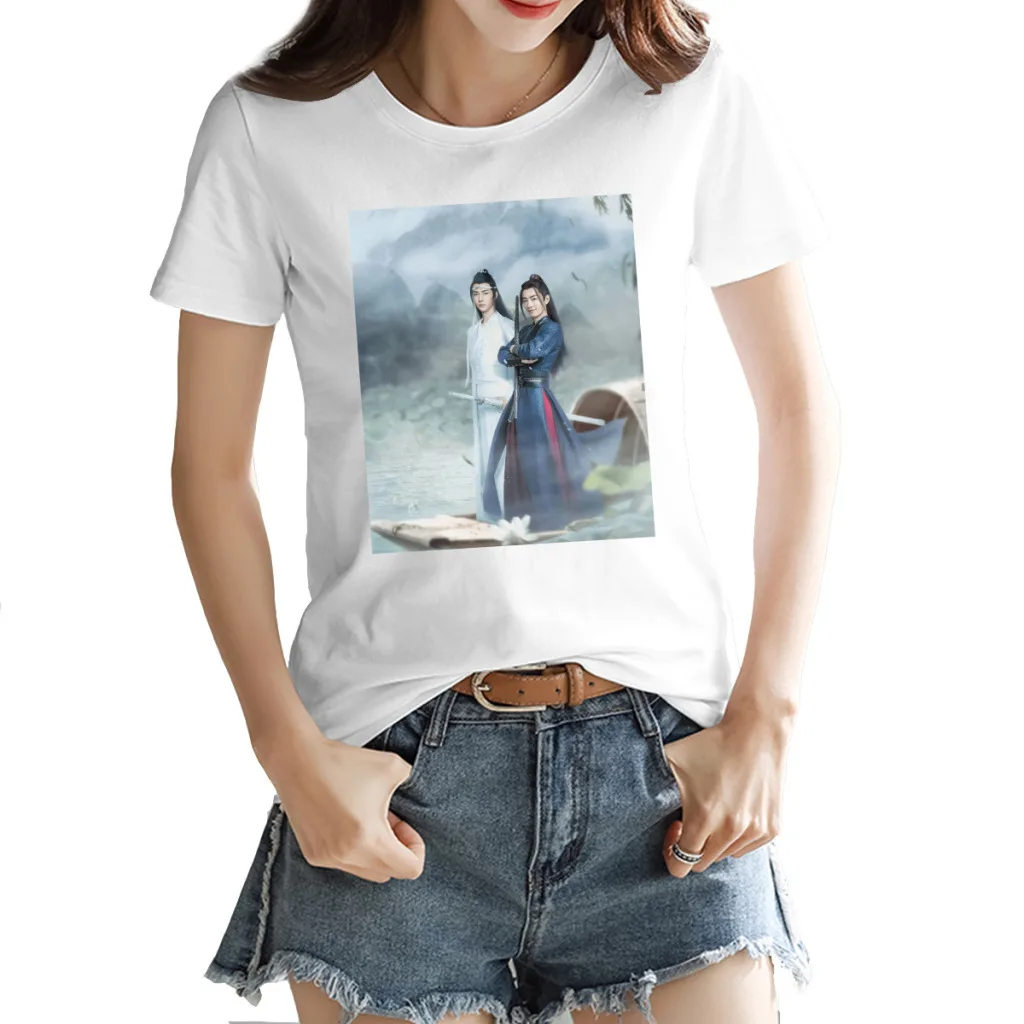 

T-shirt THE UNTAMEDS print art Lightweight Hoodie Graphic Vintage Round neck Nerdy Harajuku White Tees Tops European Size