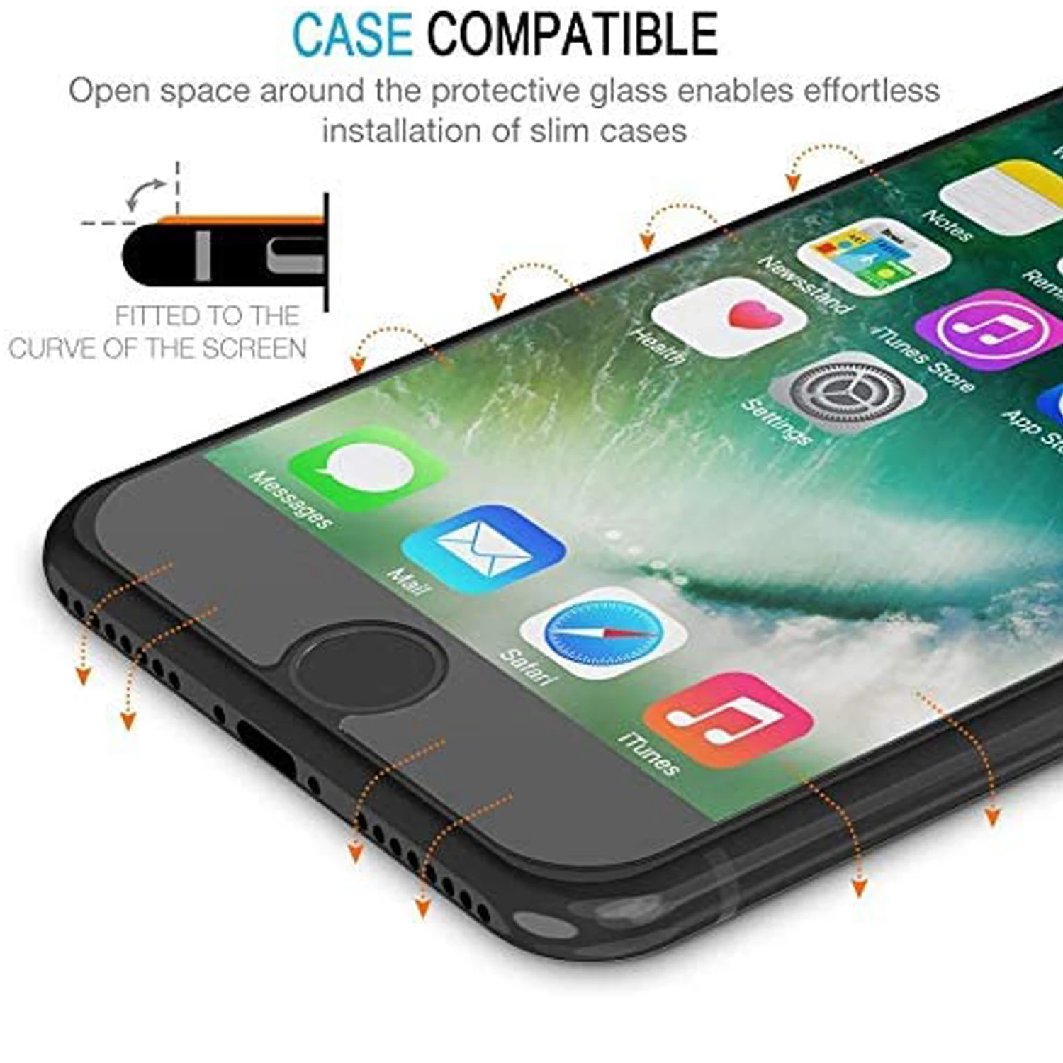 3PCS Protective Glass on For iPhone SE 5 6 S screen protector Tempered Glass For iPhone 6 7 8 S plus SE 2020 2022 Glas Film