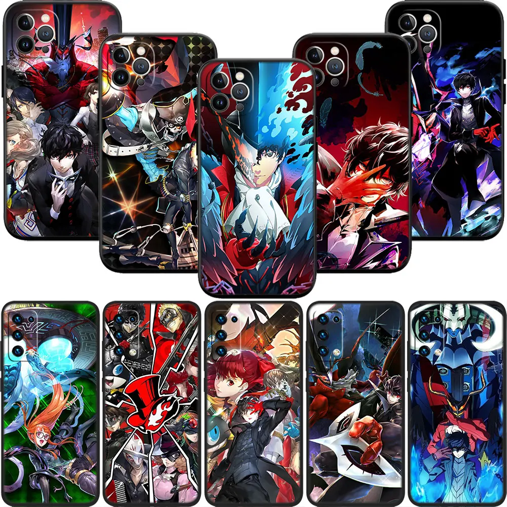 Фото Чехол MI26 P-Personas P5s 5 Soft Shell для iPhone SE X XS XR 11 16E 17 Pro Max Air 8 7 6 6s Plus №2